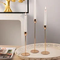 metal candle holders wedding decoration bar party living room decor home table candlestick candelabro mimbre home decoration