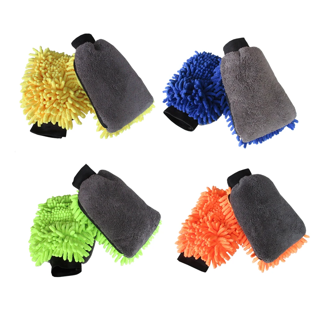 

Auto Washing Glove Portable Reusable Universal Scratchproof Automotive Cleaning Gloves Tool Scrubber Accessories Blue