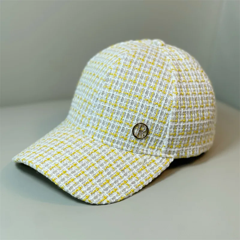 

New spring and autumn classic wool thousand bird baseball cap outdoor leisure sports lovers cap simple running cap