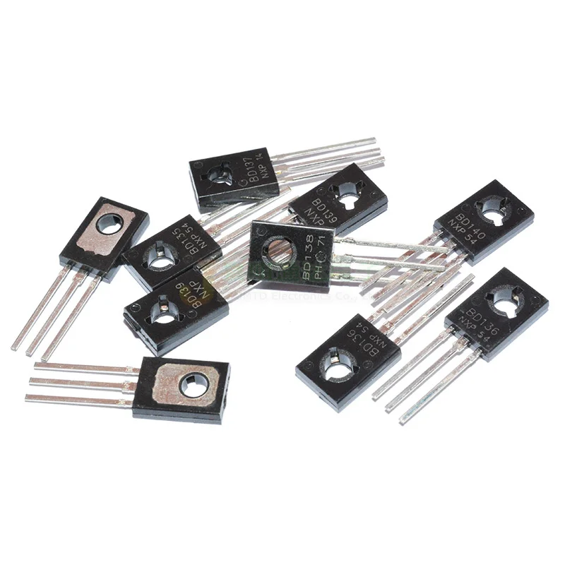 

10PCS BD135 BD136 BD137 BD138 BD139 BD140 BD679 BD680 2SD882 2SB772 TO-126