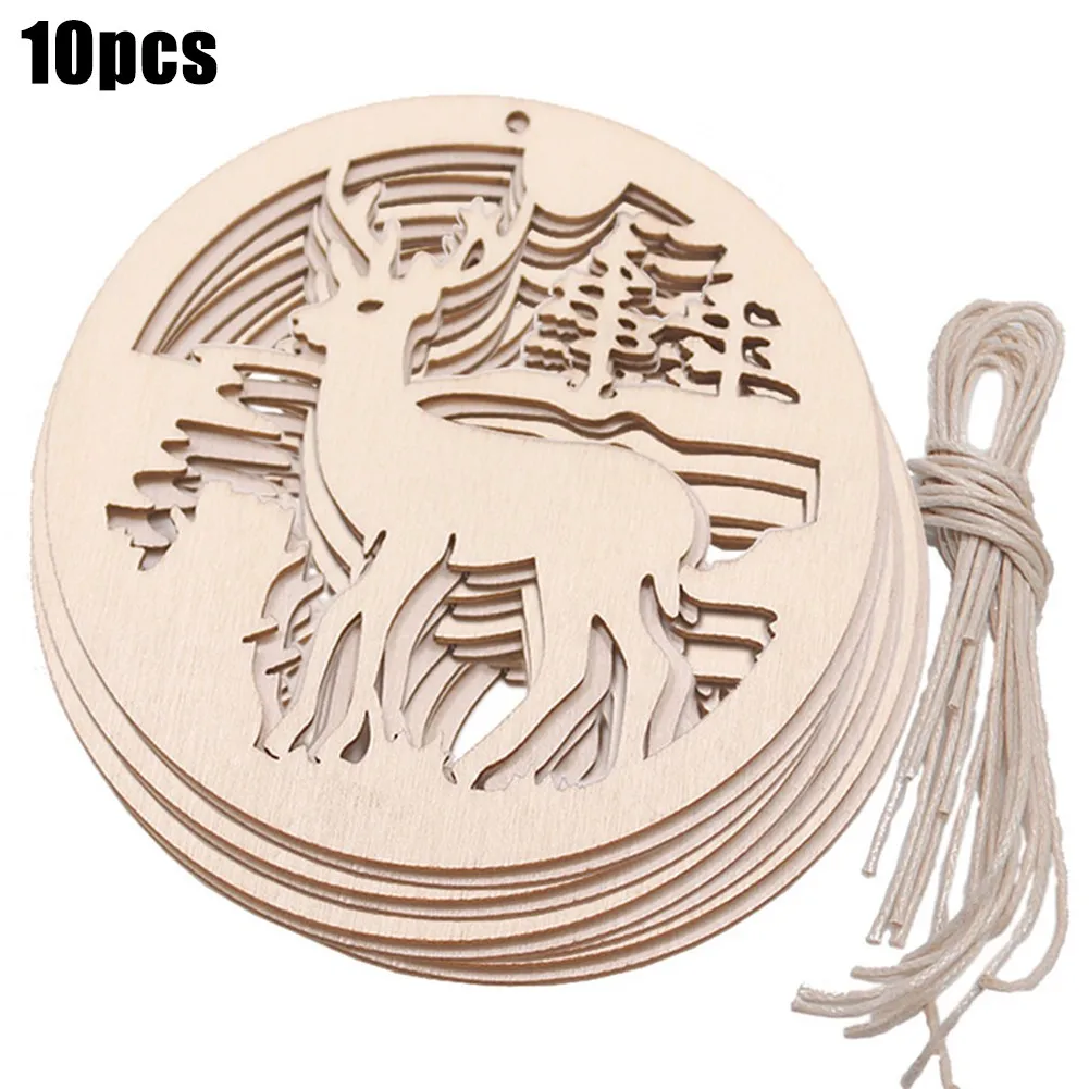 Низкая цена домашний декор простые деревянные формы крафтовое украшение