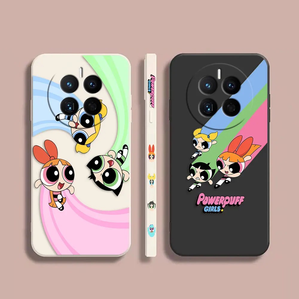 

Case For Huawei MATE 10 20 20X 30 40 50 P20 P30 P40 P50 P60 PRO PLUS Case Cover Funda Cqoue Shell Capa Cute The Powerpuff Girls
