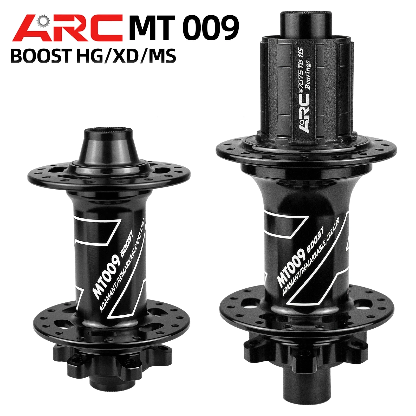 

ARC MT009 BOOST Front Rear Hub,6 Pawls 3 Theeth,Front 15*110 Rear 12*148 for K7 Micro Spline HG MS XD,MTB Bike Bicycle Hubs