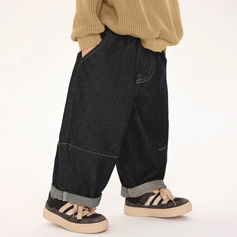 Детская одежда джинсы для мальчиков осенние новые стили детские штаны