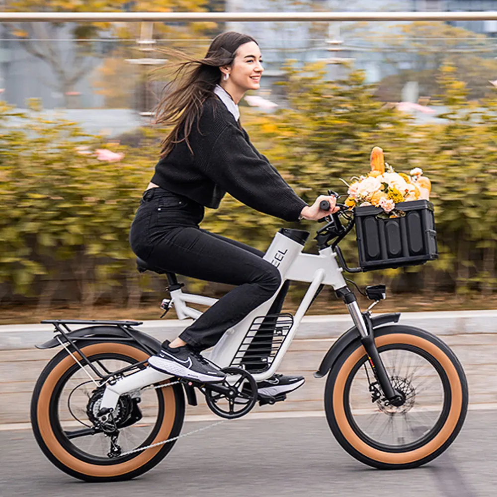 Велосипед электрический Coswheel M20 для поездок горный велосипед с толстыми шинами 20