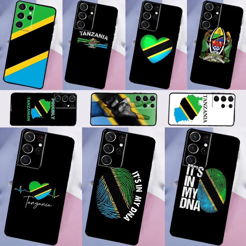 Чехол с флагом Танзании для Samsung Galaxy S23 S21 FE S22 Ultra S8 S9 S10 S22 Plus Note 10 20 Ultra S20 FE