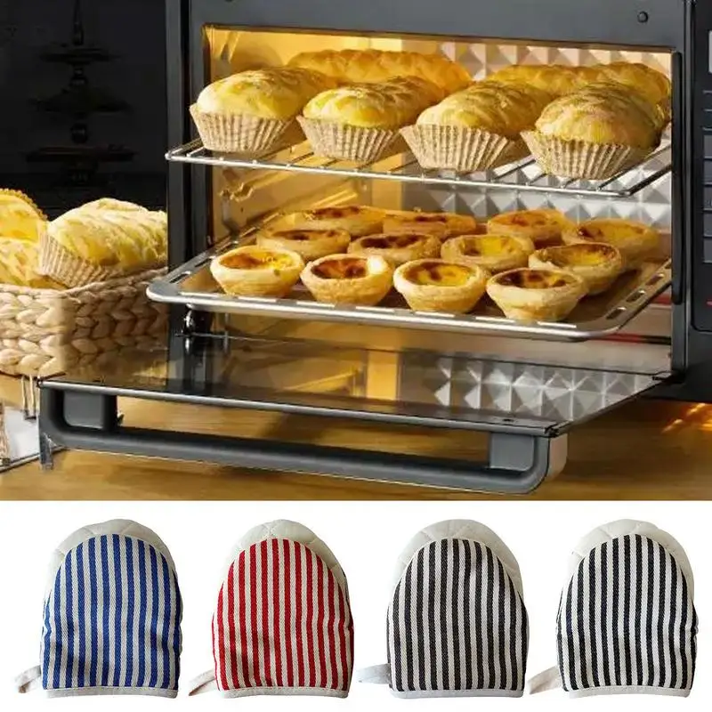 

Термостойкая перчатка для выпечки в микроволновой печи, хлопковая антиожоговая изоляционная прищепка, кухонная бытовая прихватка для барб...