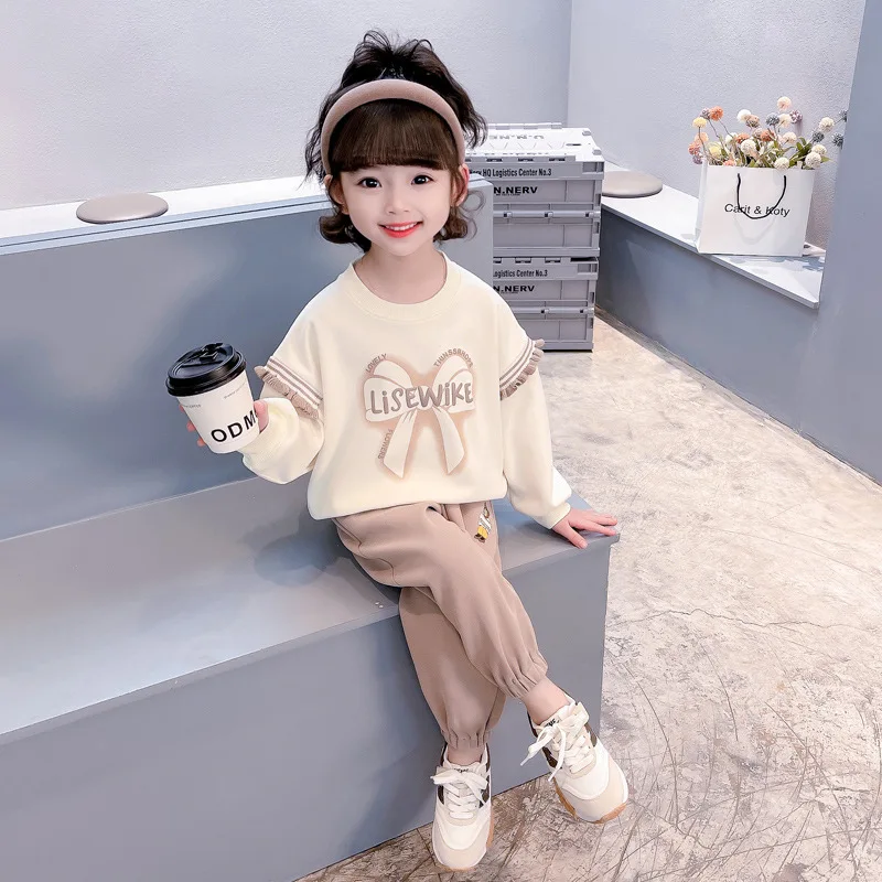 

Clothes for Kids Girl 2 4 6 7 Year Old Girls Set 2023 Spring and Autumn New Cotton Fashion Toddler Children's Cute Two Piece Set