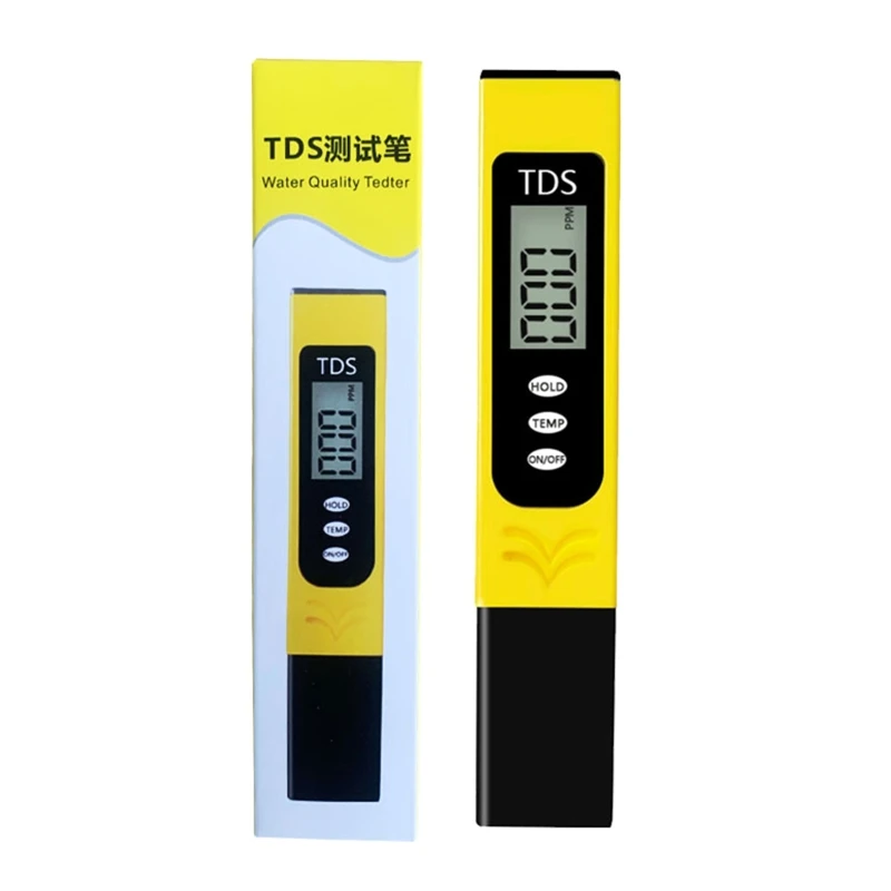 

TDS Tester Water Quality Meter LCD Pen with 0-9999 PPM Measurement Range