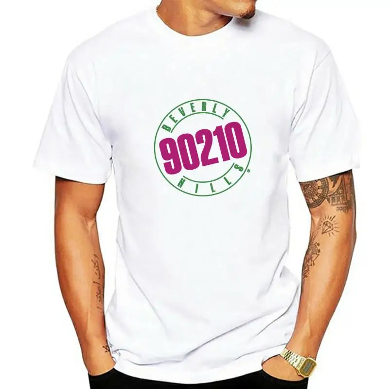 

Беверли Хиллз 90210 неоновая Мужская футболка с коротким рукавом