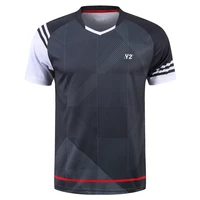 spring and summer 2022 new badminton suit short sleeves male and female couple badminton t shirt competition suit tops