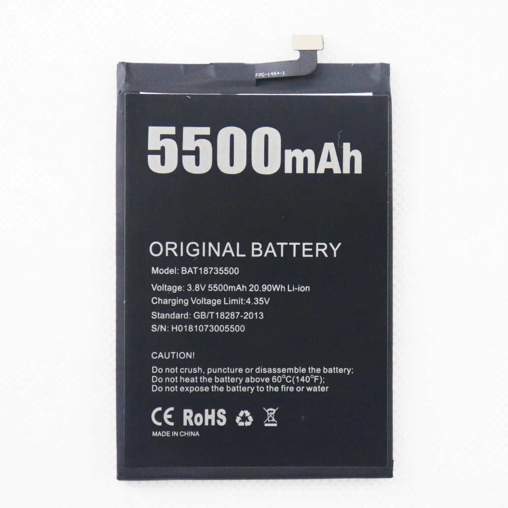 

2022 years Original 5500mAh BAT18735500 Battery For DOOGEE BL5500 Lite
