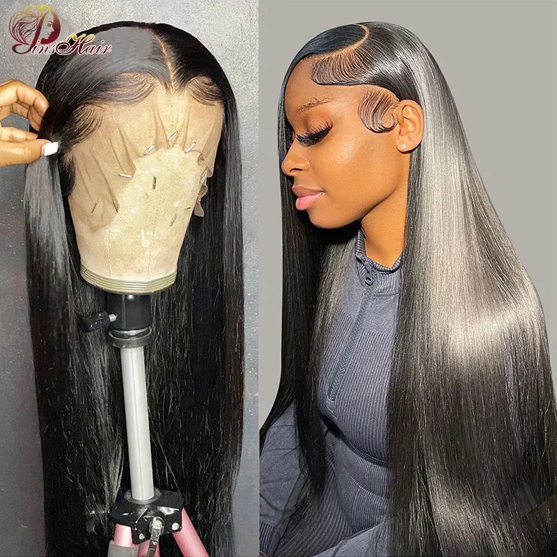 13X4 Lace Front Human Hair Wigs Bone Straight Lace Frontal Human Hair Wig Hd Transparent Lace Front Wig For Women Pre Plucked