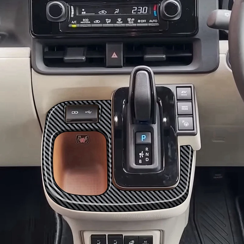 Car Center Console Water Cup Holder Trim Frame Cover For Toyota Sienta 2024 RHD Interior Accessories