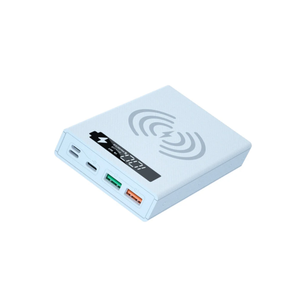 Внешний аккумулятор QC 3 0 PD 5*18650 с двумя USB-портами |