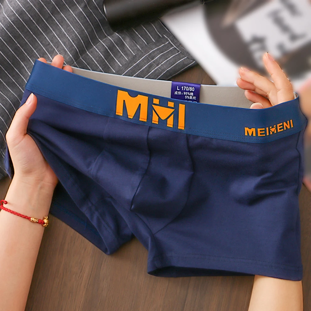 Men Trunks Breathable U Convex Pouch Panties Soft Breathable Underpants Boxer Briefs Traceless Shorts Underwear Calzoncillo Homb