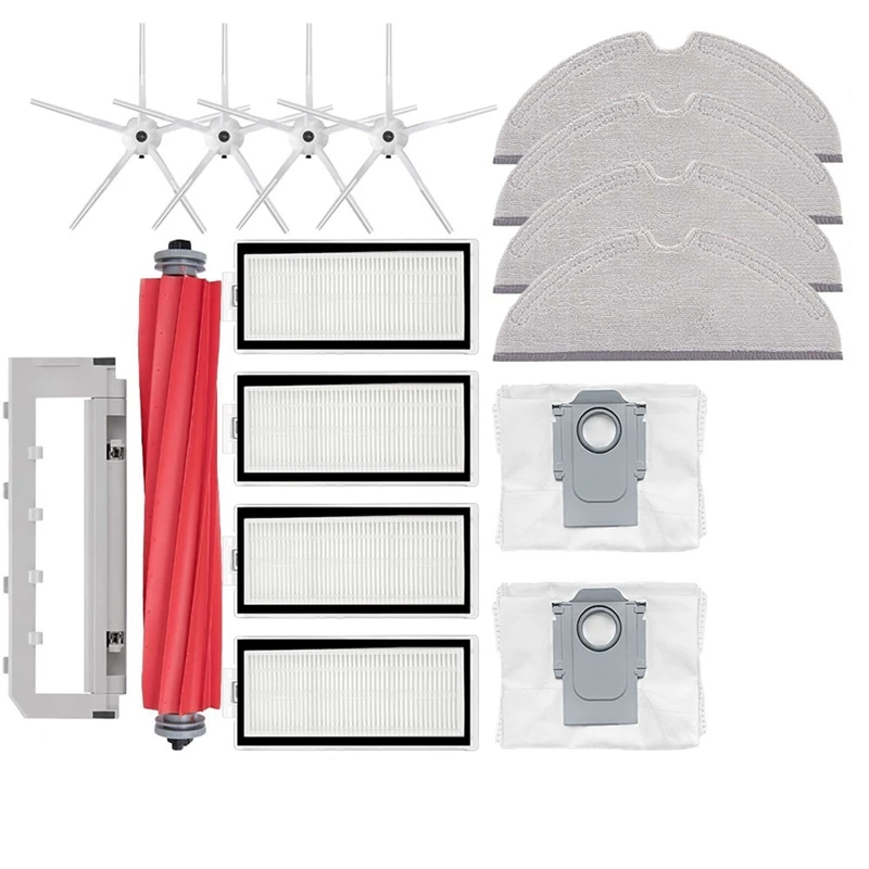 

Сменная роликовая щетка, боковые щетки, Фильтры HEPA, совместимые с Roborock Q7max + T8 аксессуары для робота-пылесоса