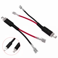 2 pcs has two stitches headlight connector socket plug single conversion wiring connector cable holder adapter for h1 hid bulbs
