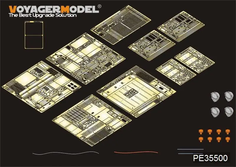 

Voyager PE35500 1/35 современный тягач США M1070 базовый (для HOBBYBOSS 85502) сборка