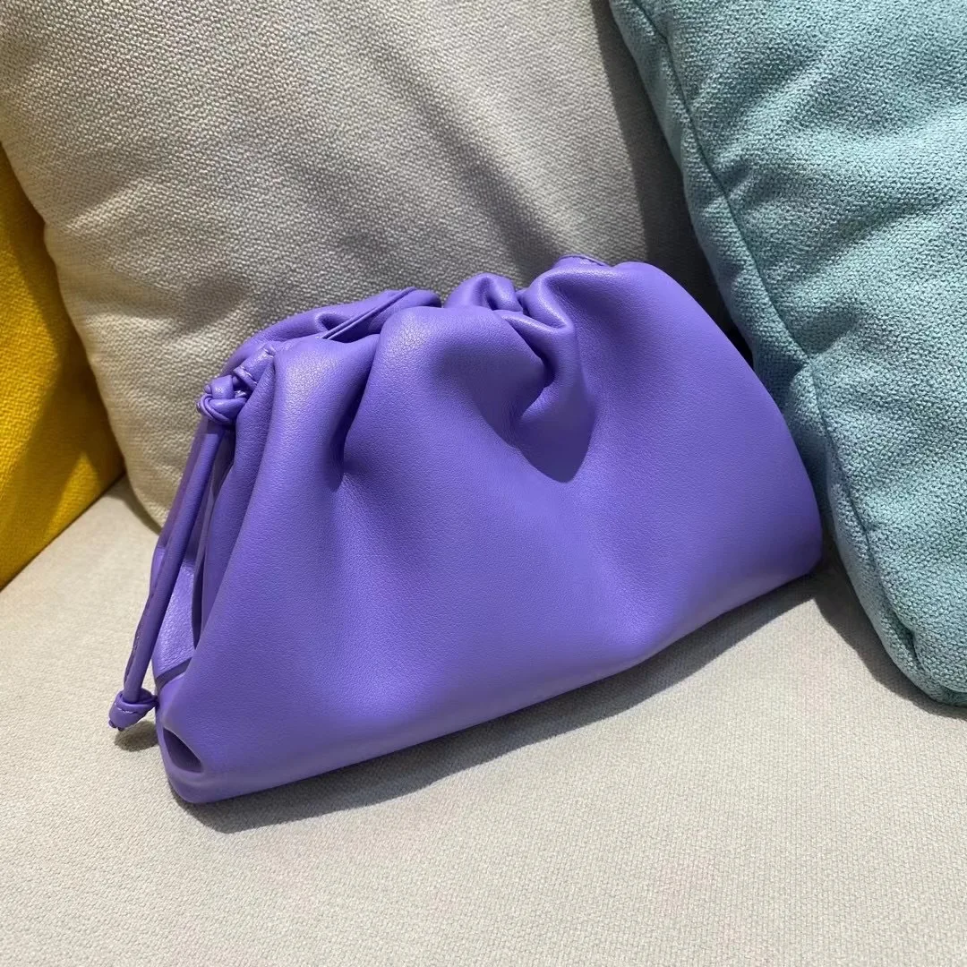

2021 New Genuine Leather Cloud Bag Crossbody Dumpling Bag Small Bag Female 2021 New Leather Bag MiuMiu Bag Underarm Bag