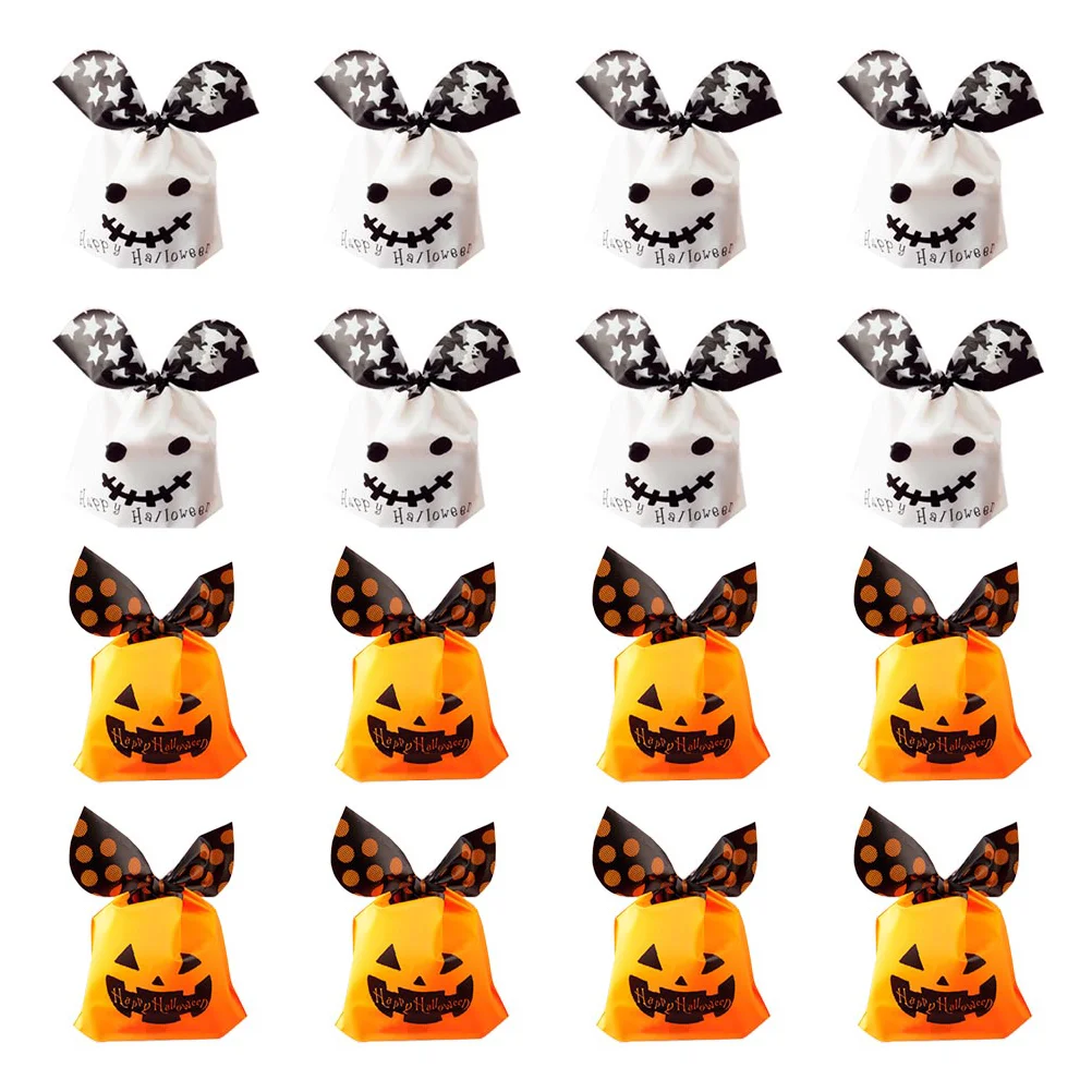 

50Pcs Candy Bag Drawstring Bags Trick or Treat Bag Candy Box Favor Bag Goodie Bag Pouches Party Favor for Children Party