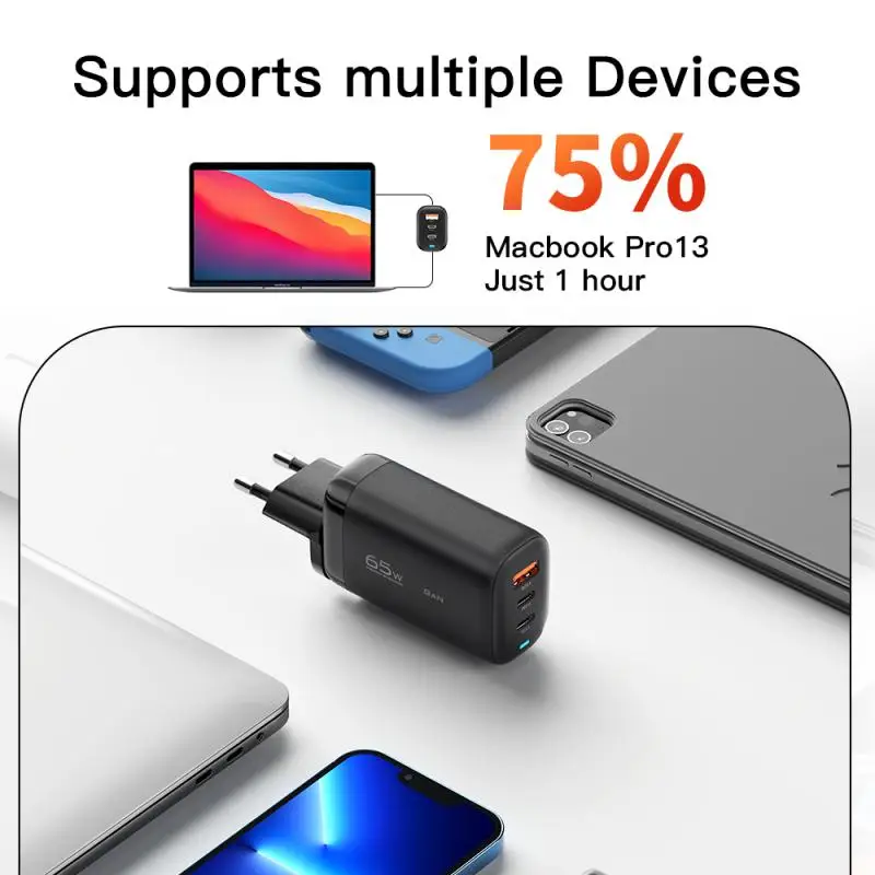 

Essager PD3.0 USB Charger Digital Display Mobile Phone US/EU/UK Standard Charger USB Adaptor Quick Charger For Iphone Huawei