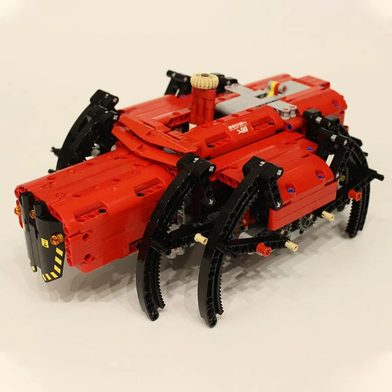 Строительные блоки Moc механическая модель механический двигатель паук