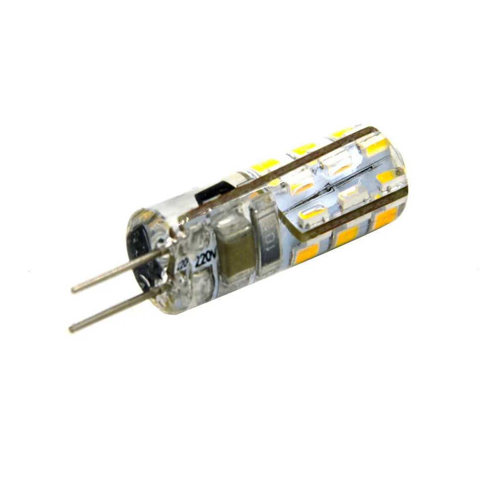 2 шт. G4 220 В 2 Вт Smd 3014 светодиодная лампа теплый белый 3000 К 90-110 лм 360 °   Угол луча для кухни под шкафом, потолка, лодка, морская (art.: 3920d48bdfe70) - 3920d48bdfe70