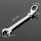 6-20 мм Высококачественный комбинированный гаечный ключ с гибкой головкой динамометрический ключ с двойной головкой трещотка гаечный ключ для автомобиля домашнего ремонта ручной инструмент гаечный ключ