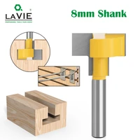 lavie 8mm shank t slot milling straight edge slotting knife cutter router bits milling cutting handle for wood working c08148z29