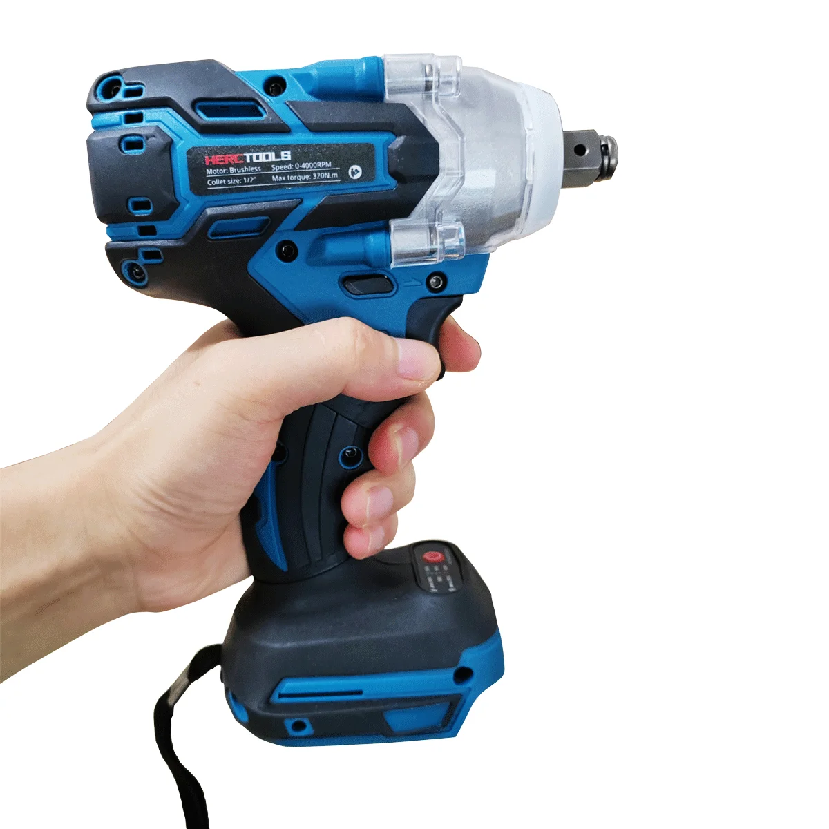 18V Brushless Electric Impact Wrench True Torque 320N.m 1/2 Inch Driver Cordless Wrench Household Power Tool For Makita Battery