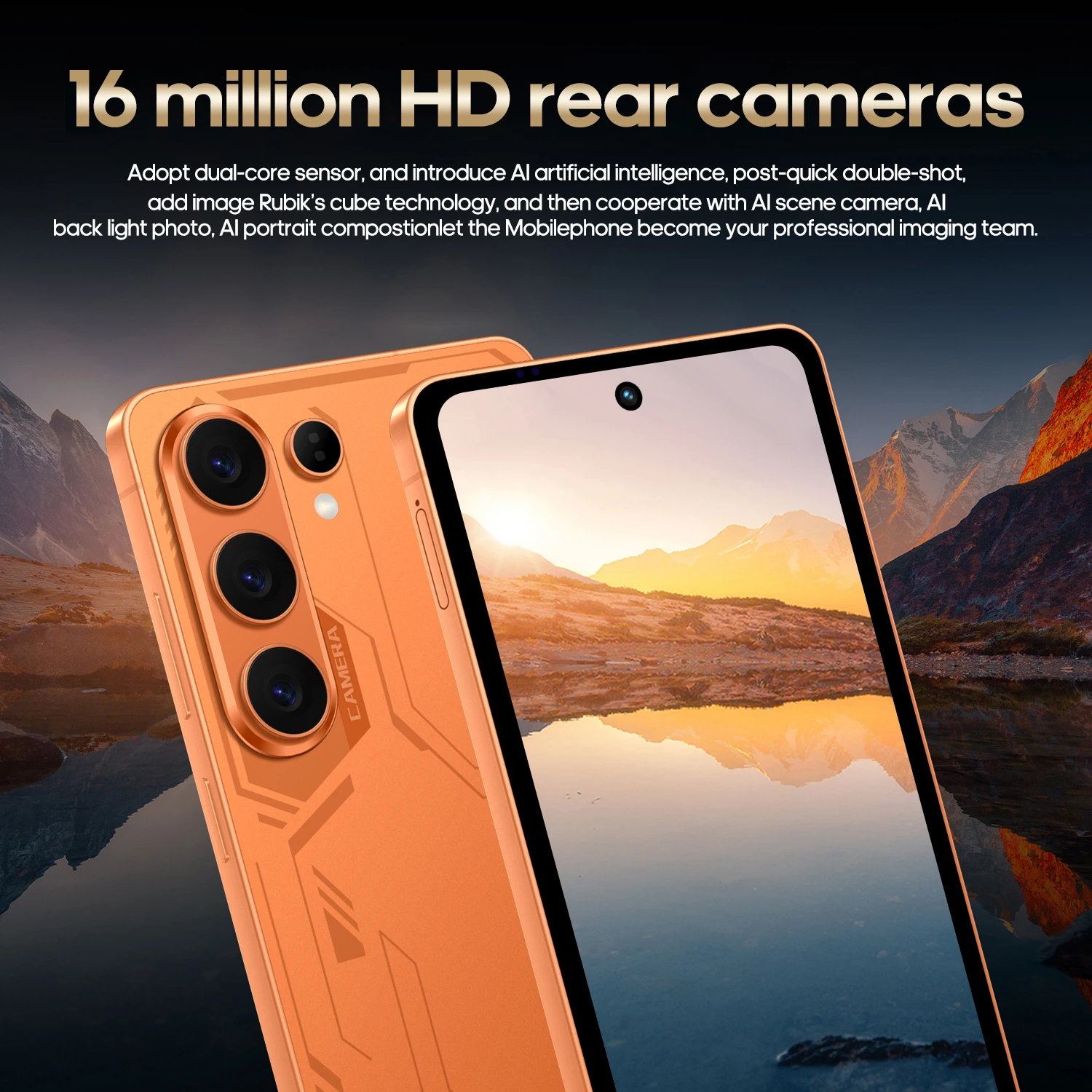 Фото Смартфон FUFFI S26 Pro, 5G LTE, система Android, 12 ГБ ОЗУ, 512 ГБ ПЗУ, 6,6-дюймовый дисплей, 16-мегапиксельная камера, две SIM-карты, с Play Store, мобильный телефон №5