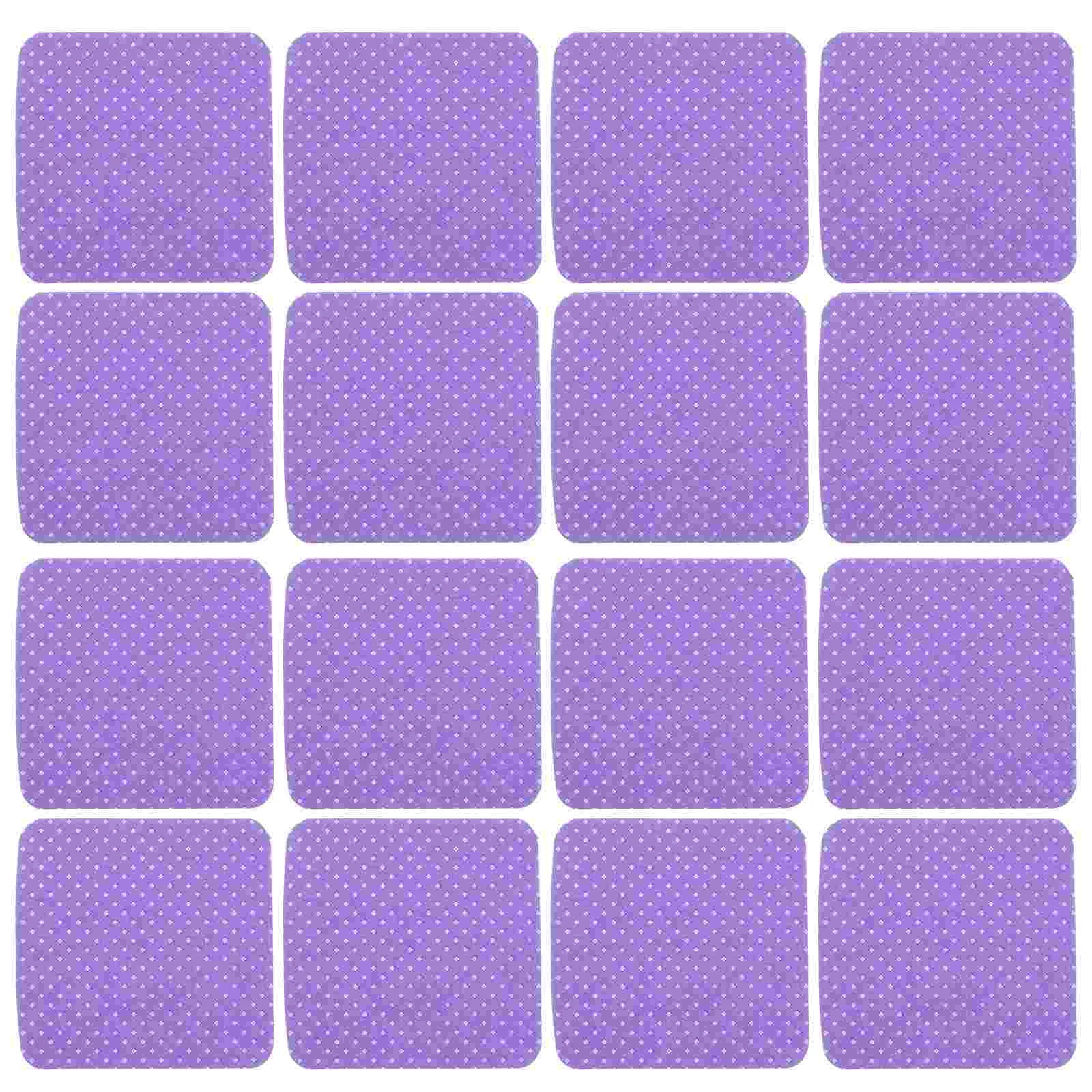 

400 Pcs Nail Stamping Polish Eyelash Extension Glue Wipes Cleaning Cloth Purple Remover Pads