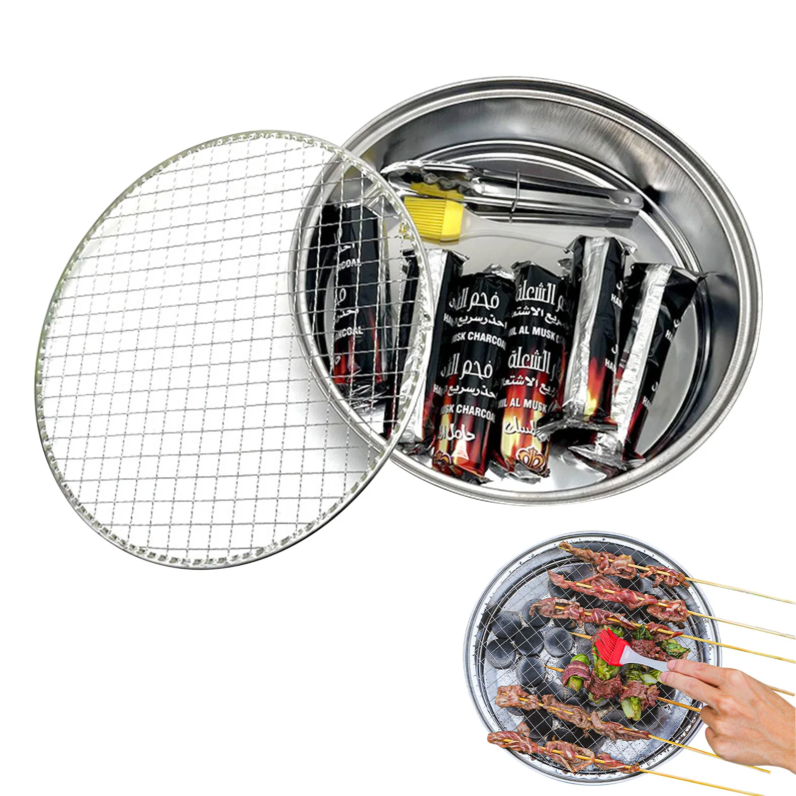 

Одноразовый угольный гриль, компактные угольные грили, аксессуары для кемпинга, мгновенный гриль, барбекю, угольный гриль отлично подходит ...