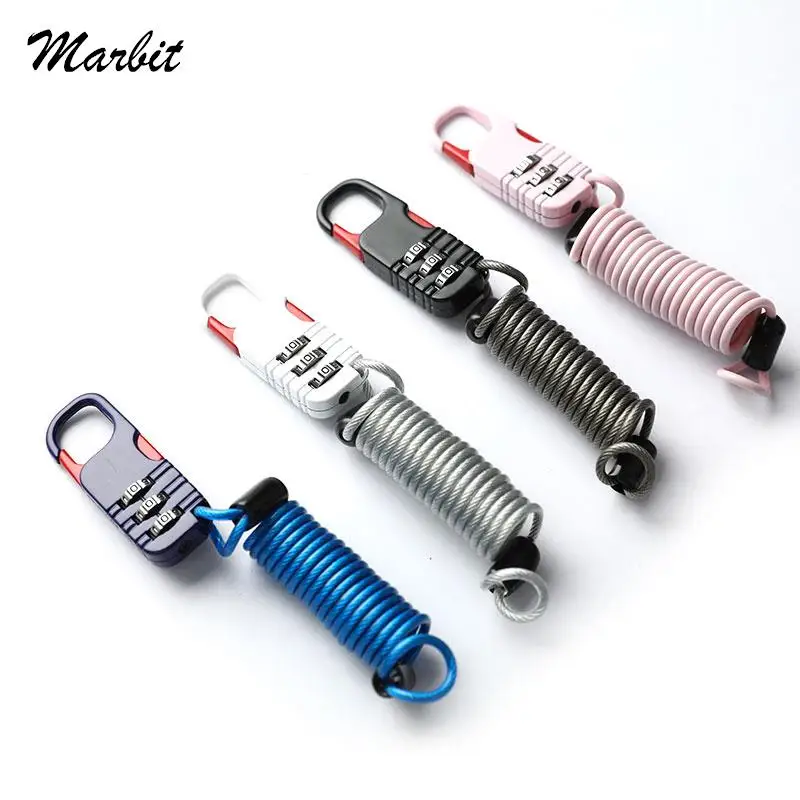 

Портативный Противоугонный замок с паролем, велосипедный замок, шлема, кодовый замок для мотоцикла, горного велосипеда, трос, замок для вело...