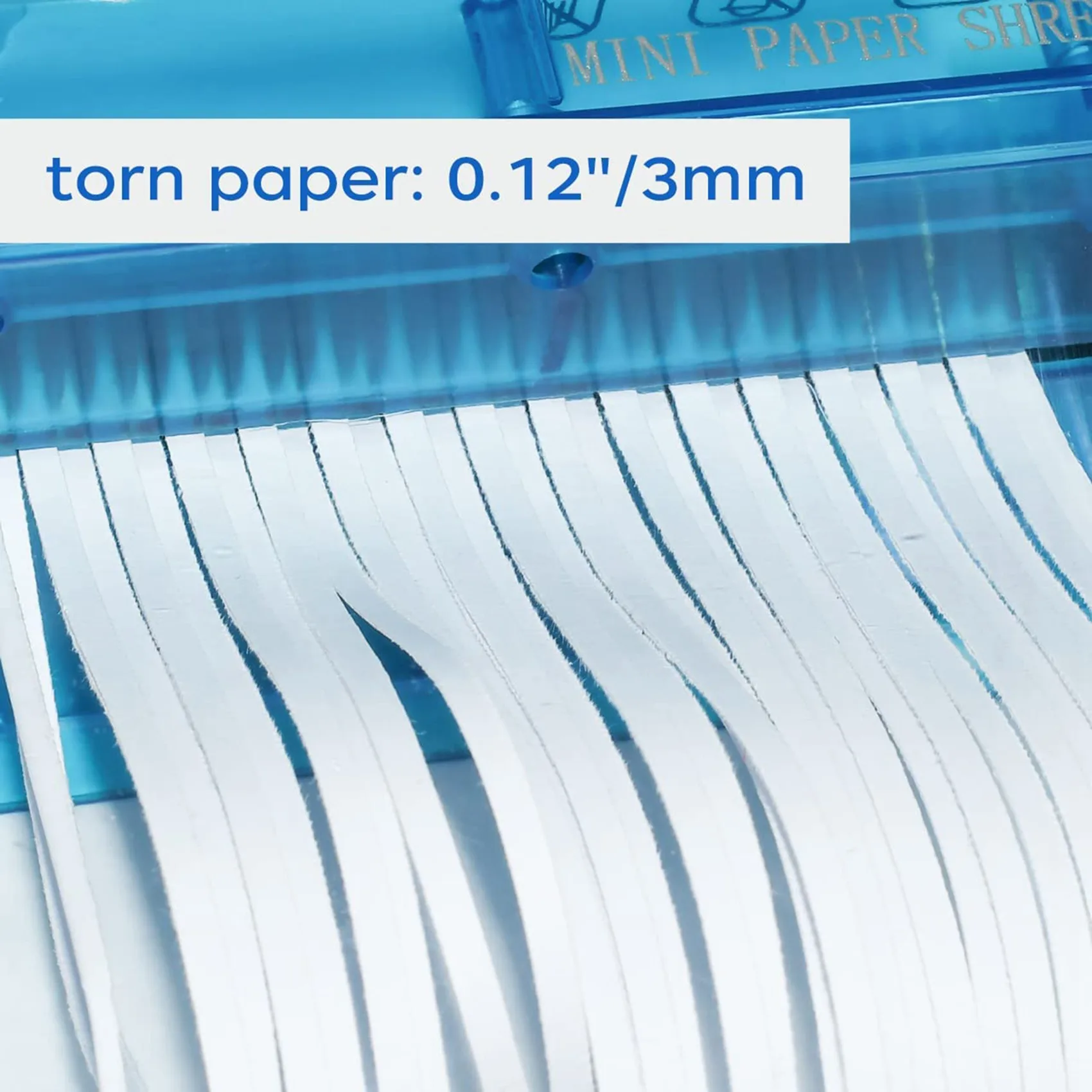 Мини-Измельчитель синего цвета дробилка Разрушитель машина для резки бумаги