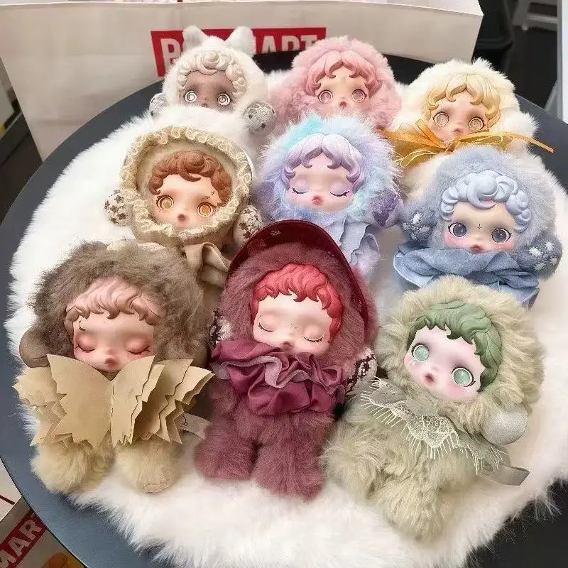 Фото Коллекционная плюшевая кукла-брелок Sleepless Theater Style в стиле Blind Box, с мягким виниловым лицом, милая, подарок №3