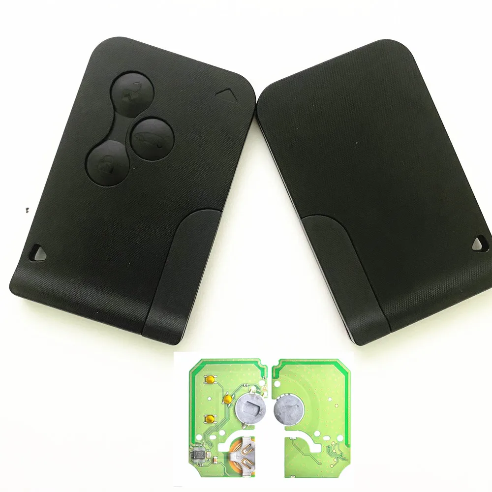 

НЕТ ЛОГОТИП! 1/5/10 шт., 3 кнопки, 433 МГц, ID46 PCF7947, получип, умный удаленный автомобильный ключ для Renault Megane 2 Sc...