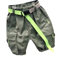 boys 2022 new style clothing summer pants fifth pants thin childrens workwear shorts korean style baby leisure fashion pants