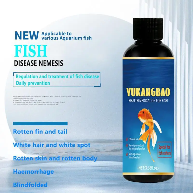 Лекарство для рыб в пресной и соленой воде 100 мл