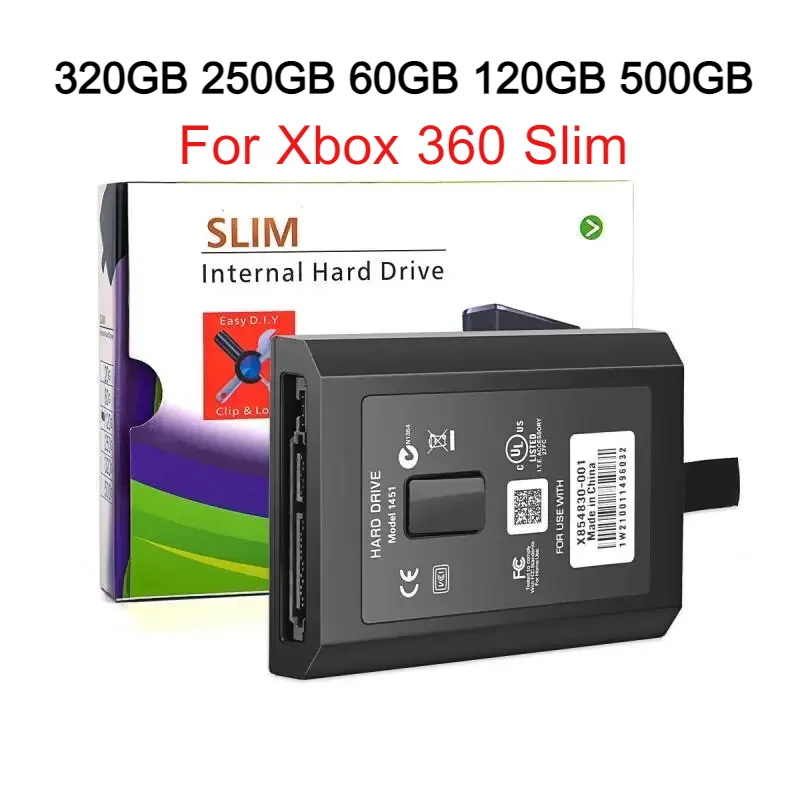 Внутренний Жесткий Диск Onetomax Для Тонкой Игровой Консоли Microsoft Xbox 360 — 320 Гб 250 60 120