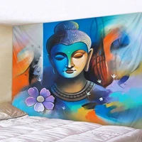 home decor print tapestry buddha art wall hanging abstract illustration background cloth hippie boho room decor yoga mat sheets