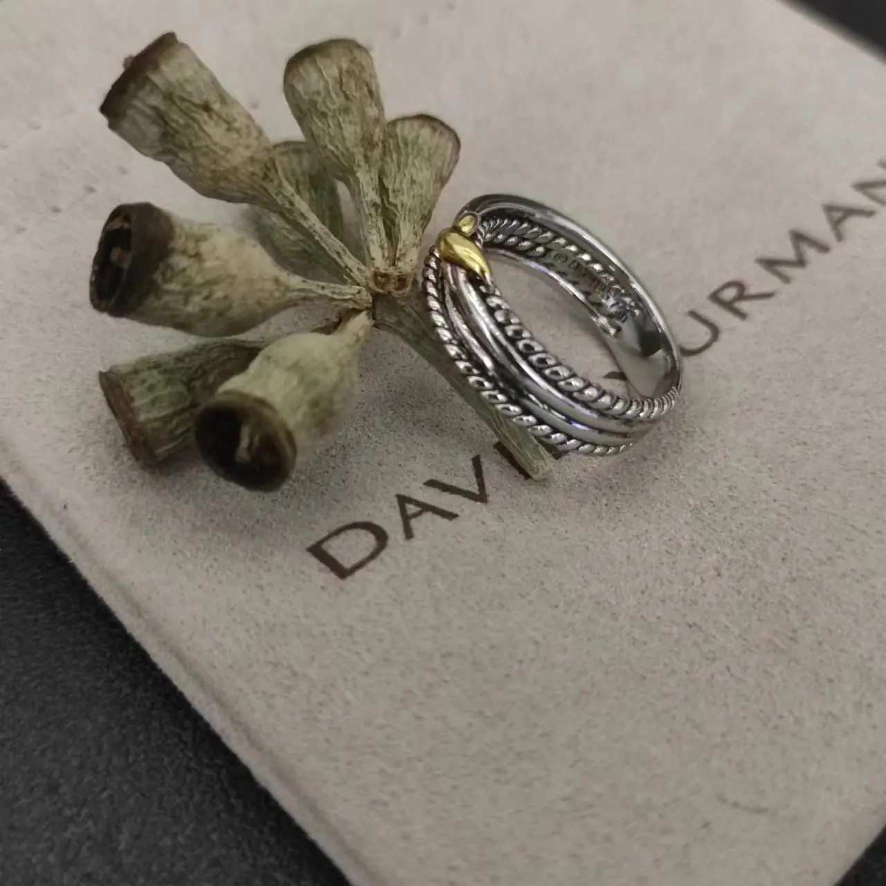 X for Women 1:1 High Quality Station Cable Cross Collection Vintage Ethnic Loop Hoop Pendant Punk Jewelry Band Ring