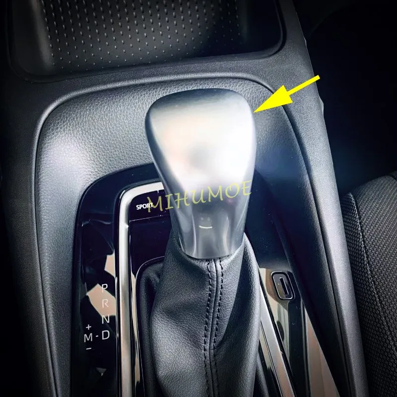 

Matte Chrome Interior Gear Shifter Knob Cover Cap Trims For Toyota Camry Corolla Cross Suzuki Swace