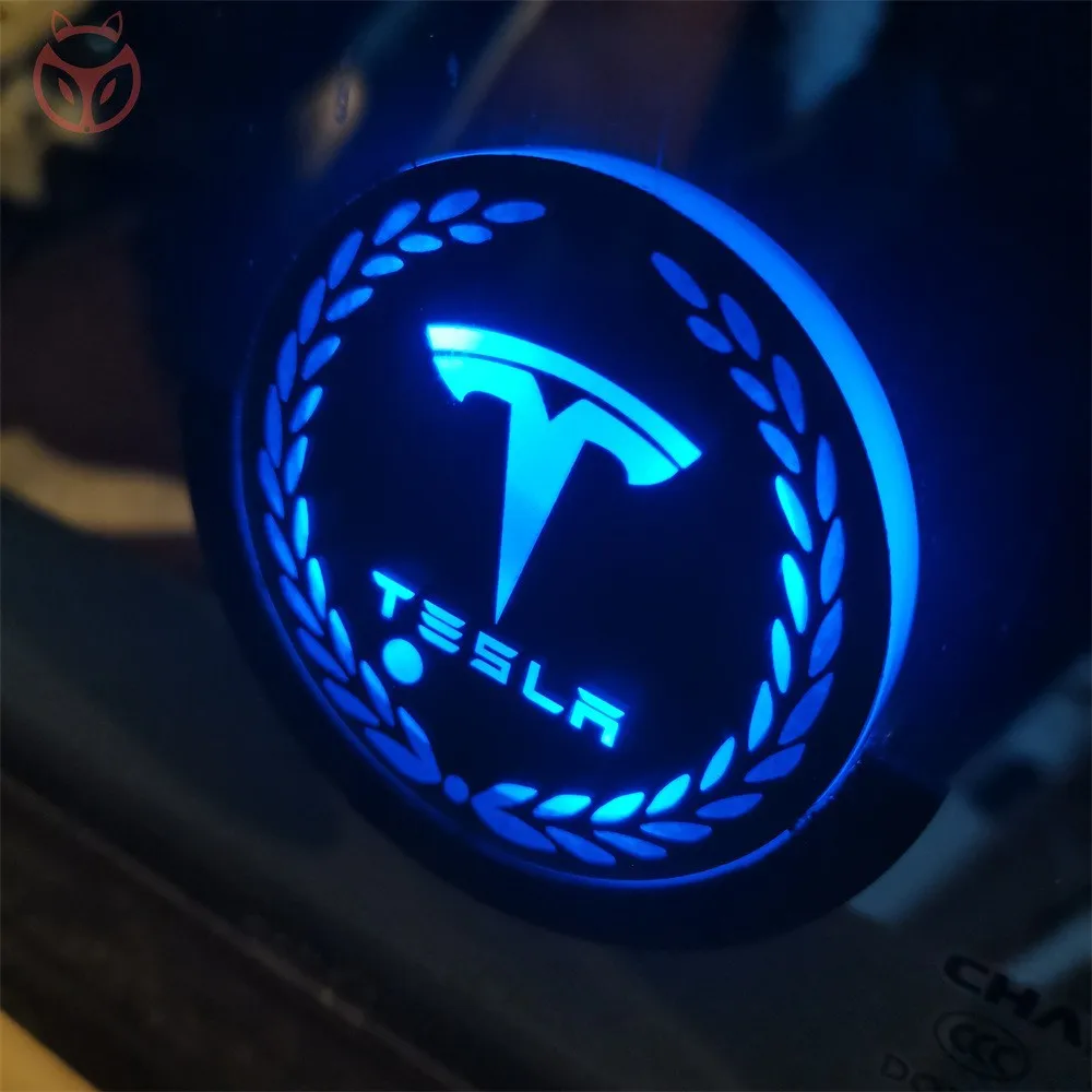 Для Tesla автомобильное треугольное окошко внешнее освещение умное чувствительное