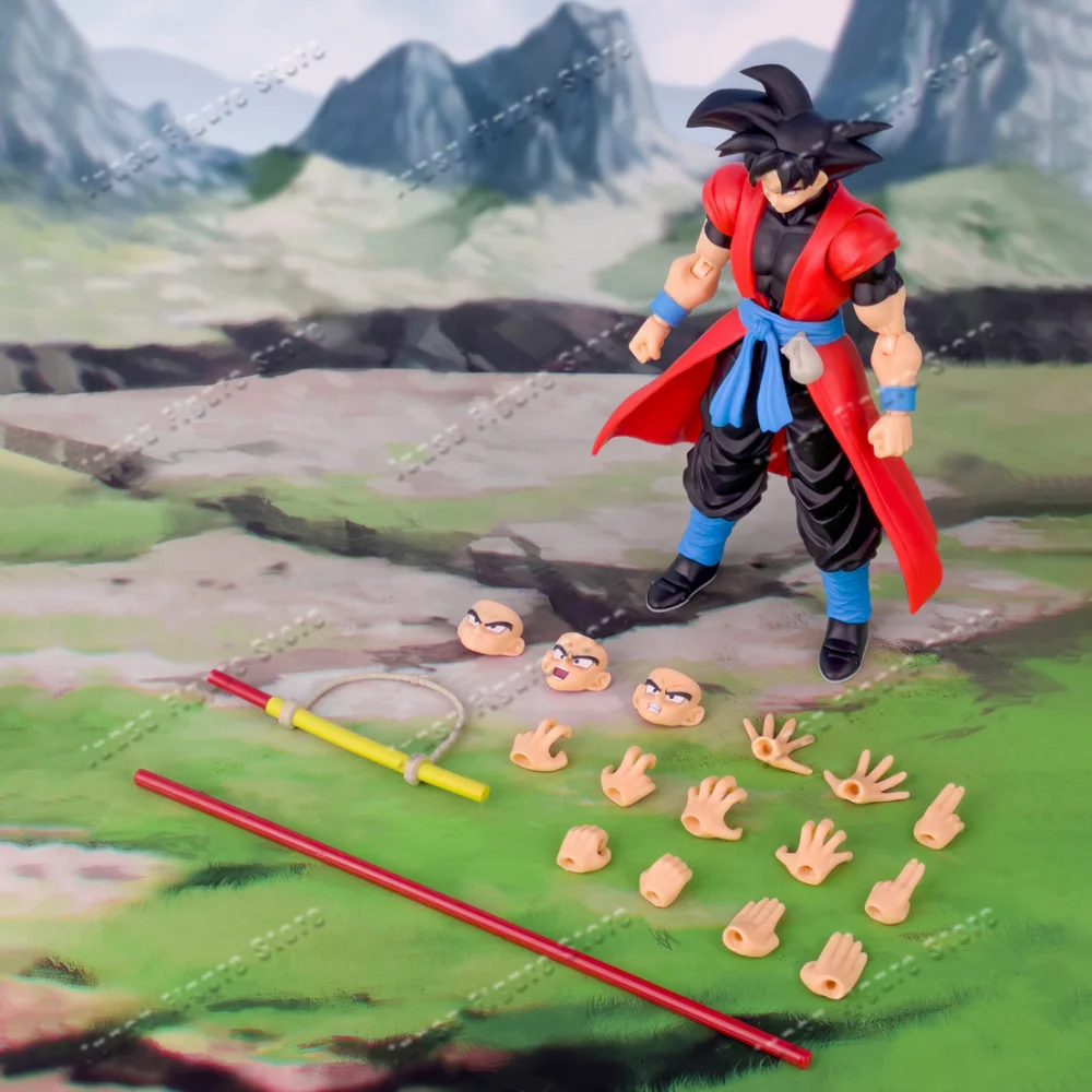 Фото В наличии: Фигурка Dragon Ball Demoniacal Fit DF SHF Гоку Time Vanguard Trump Card Legendary Berserker, модель игрушки, подарок №2
