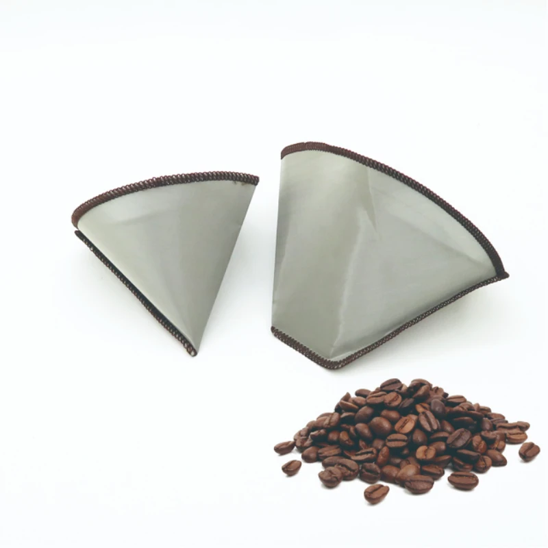 

Permanent Paperless Stainless Steel Reusable Pour Over Mesh Coffee Drip Filter