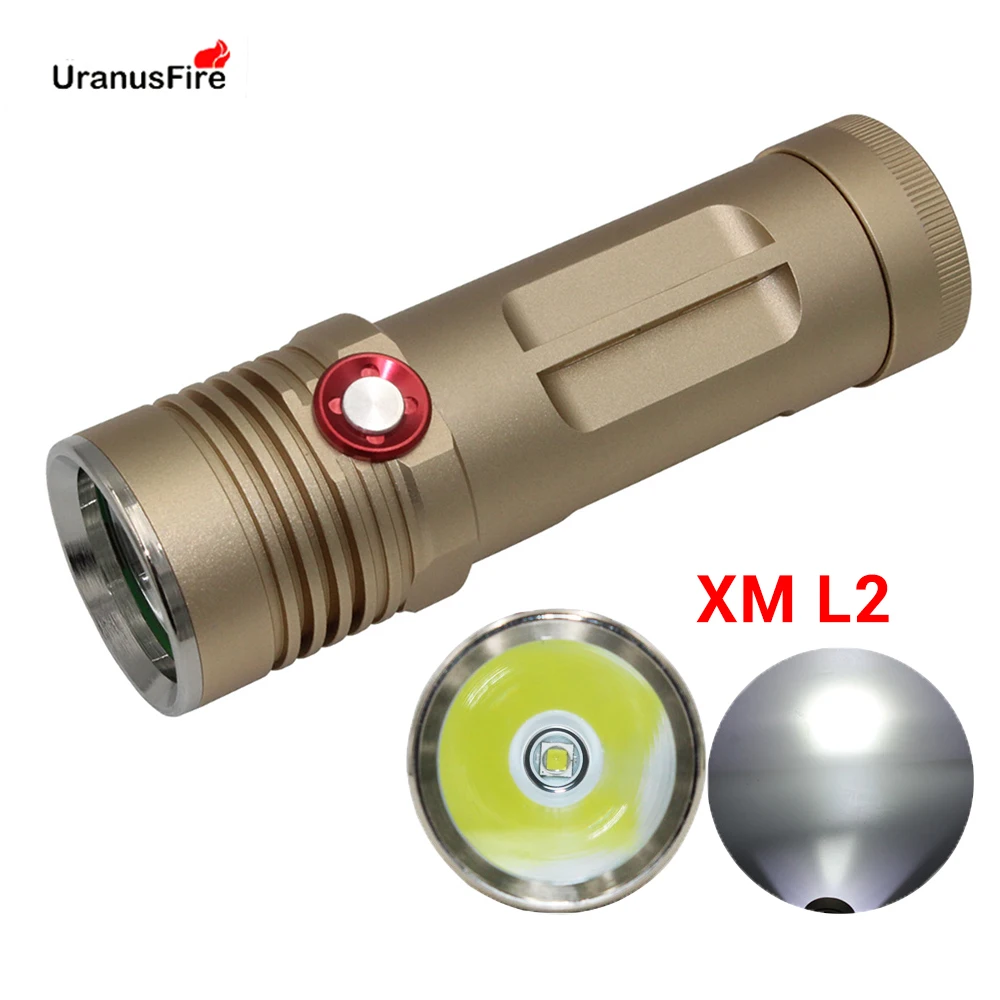 

Powerful LED Flashlight XM L2 Lamp Bead 3 Lighting Modes LED Torch Waterproof IPX4 Camping Lantern 18650 Battery S2 Flashlight