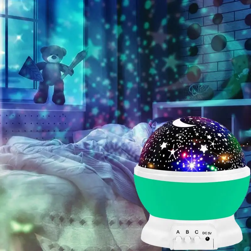 

New USB Galaxy Projector Starry Sky LED Night Light Planetarium Children Bedroom Star Night Lights Moon Light Kids Gift Lamp