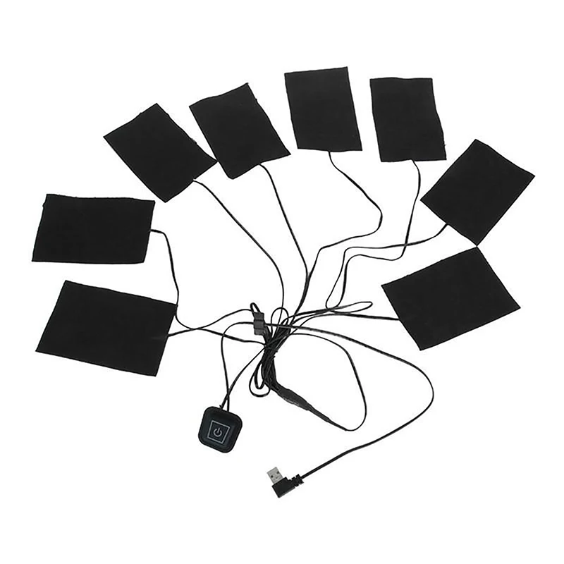 

8-in-1 Heating Pad USB Heated Pads Traveling Clothes Warmer Heater